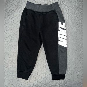 Nike black sweatpants for toddler
